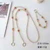 Corrente de Celular Ruyi de Vidro Luminoso de Caqui de Verão Alça de Pescoço Chaveiro Transversal Pingente Corrente de Bolsa Anti-Queda Anti-Perda