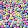Caixa de Presente de Miçangas Macaron Enchimento Não Poroso 6mm Miçangas Redondas Coloridas Acessórios de Cola Creme Materiais de Decoração DIY Feitos à Mão