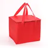 Bolsa Térmica de Papel de Aluminio Engrosado en Stock para Acampar al Aire Libre y Pícnics, Bolsa de Mano Aislante de Tela No Tejida de Gran Capacidad