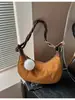 Bolsa Dumpling da Moda para Mulheres Outono e Inverno 2025 Coreana Ins Simples Versátil Bolsa de Ombro Nicho Tendência Bolsa Transversal