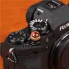 Botón de obturador de ojo de dragón moleteado para mochilero DSLR sin espejo botón multihilo latón puro botón de cámara de película
