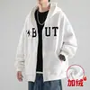 Sudadera 2026 para Hombre con Capucha Temporada de Primavera y Otoño Estilo ins Hong Kong Holgada de Marca de Moda Estampado de Letras Chaqueta Versátil Estilo Año Nuevo de Moda