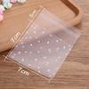 Bolsas de Empaque para Hornear, Bolsas Espesadas Heladas Autocerrables para Pasteles, Bolsas Autoadhesivas con Copos de Nieve para Repostería, Dulces, Pan, Bolsas para Alimentos, Bolsas de Sellado