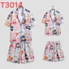 Hawaii Seaside Beach Holiday terno masculino solto plus size casal moda marca camisa de manga curta casual conjunto de duas peças