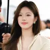 Pendientes de Perla con Forma de Pétalo y Aguja Plateada Xu Mo Yaozi, Mismo Estilo que Zhao Lusi, Pendientes Elegantes con un Diseño de Nicho, Pendientes al por Mayor