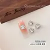 Acessórios de arte para unhas de strass rosa brilhante e sem base, populares online, luxo leve, sensação de alta qualidade, strass octogonais rosa milênio para arte de unhas
