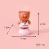 Accesorios Originales Nuevos de Animales Gato y Oso de Dibujos Animados en Resina, Manualidades para Escenas en Miniatura, Adornos de Resina