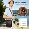 Bolso de hombro para hombre de negocios casual transfronterizo, bolso cruzado de piel de vaca de capa superior
