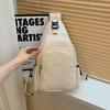 Atacado 2024 Novo Crossbody Dupla Finalidade Bolsa Leve Pequena Mochila Moda Feminina Juventude Multi-compartimento Peito Bolsa Masculina