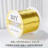 Alambre de oro que conserva el color de 100 m, alambre suave, alambre de oro para filigrana, alambre para abalorios, alambre de cobre, alambre metálico, alambre para enrollar, materiales para manualidades DIY
