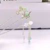 Nuevo estilo chino capullo de flor borla de perla pasador accesorios para vestido cara de caballo pasador estilo antiguo accesorios para el cabello de aleación simple tocado versátil