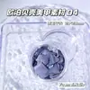 Venda Direta de Fábrica Joias para Nail Art Cor Macaron Importadas Pó de Opala Material para Unhas de Concha Assimétrica