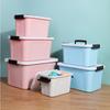 Caja de Plástico Engrosada para Ropa de Casa, Juguetes, Artículos Varios con Tapa Caja de Almacenamiento Portátil Venta al por Mayor