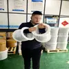 Suministro de manguera corrugada de PTFE de tamaño grande, giro de PTFE, conexión suave de PTFE