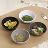 Plato Rayado de Plástico PP para Uso Doméstico, Plato para Salsas Engrosado, Plato Redondo para Condimentos para Pepinillos y Guarniciones, Plato para Salsa de Soja, Plato para Vinagre al por Mayor