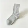 Meias pós-parto de algodão puro para mulheres, antibacterianas 10A, com punho solto, de comprimento médio, adequadas para primavera e outono, para mulheres grávidas e no pós-parto, meias para dormir em casa, Zhuji