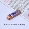Juguete de Sándwich de Chocolate Simulado Kit de Materiales para Broche de Pelo, Piezas Pequeñas de Resina, Pegamento de Crema, Accesorios DIY