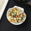 Pulseira de sementes de Bodhi polida à mão DIY, contas de oração budista, atacado