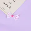 Laço de Fita com Nervuras e Bolinhas Estampadas 3,5*5cm, Laço de Fita com Bolinhas Pequenas, Acessórios Decorativos Estilo Coreano Atacado