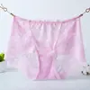 Bragas sexys de encaje calado para mujer, sin costuras, entrepierna de algodón puro, cómodas y transpirables, talla grande, para mujeres de talla grande