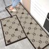 Tapete de cocina de barro de diatomeas lavable sin frotar alfombra a prueba de aceite impermeable antideslizante absorbente tapete para pies resistente a la suciedad hogar al por mayor