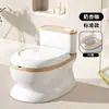 Banheiro Infantil Simulado com Som de Descarga Bebê Menina Banquinho Pequeno para Bebê Vaso Sanitário Urinol Crianças Meninos e Meninas Treinamento Sanitário