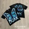 Duaa Transfronteiriça Hip-Hop Harajuku Curta Moda Streetwear Gótica Unissex Punk Casual Algodão Solta Camiseta