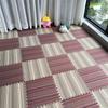 Alfombra Patchwork de Rayas de Espuma Alfombra de Piso Dormitorio Alfombra de Escalada Sala de Estar 2024 Nuevo Estilo Alfombra de Piso Alfombra para Habitación