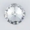 Atacado de fábrica broca de garra K cristal branco acrílico broca redonda satélite furada à mão diy roupas bolsas acessórios de joias
