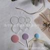 Molde de silicona para decoración de tartas con forma de piruleta, con pegamento de chocolate y azúcar, varios estilos opcionales