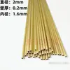 Diámetro 1 2 3 4 40 50 mm tubo redondo pequeño de latón capilar hueco de pared delgada h62/h65 tubo de latón protección ambiental