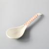 Cuchara de Sopa Cerámica Porcelana de Hueso Hotel Hogar Cuchara Grande Cuchara para Gachas Cuchara Grande para Arroz Cuchara Grande para Arroz Cuchara de Mango Largo Vajilla Cuchara Grande para Arroz