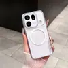 Adecuado para funda de teléfono Oppo Find X9s Pro, funda dura transparente anticaídas, funda protectora magnética de cobertura total X9 Ultra