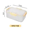 Coleção completa de recipientes para armazenamento de alimentos, lancheiras herméticas, armazenamento para geladeira, recipientes para aquecer alimentos no micro-ondas, lancheiras de múltiplas especificações com fechos ajustáveis