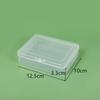 Filme de cartão caixa quadrada caixa plástica retangular transparente contas de arroz fio dental caixa de embalagem de produto pequeno material caixa de armazenamento de pulseira