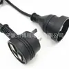 Cable de alimentación de enchufe australiano enchufe macho y hembra SAA cable de alimentación enchufe común de alta potencia enchufe de cola australiana enchufe