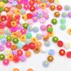 Joyas Florales de Color Sólido de 6MM para Uñas Decoración de Uñas Artificiales Flor Artificial Decoración de Uñas Postizas Joyería para Pasadores Hechos a Mano DIY Accesorios