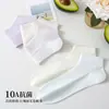 Calcetines cortos de malla ultradelgados de verano para mujer, calcetines de aire acondicionado antibacterianos y resistentes al olor, calcetines de color liso clásicos, industria de calcetines Zhuji
