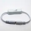 Barra de luces LED de cobre puro de bajo voltaje 12v conectada con interruptor Cable de extensión de cable de alimentación DC macho a hembra dc5.5 * 2.1