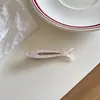 Grampo de Cabelo de Peixe de Acetato Fofo Presilha Bico de Pato Grampo para Franja de Menina Doce Grampo Lateral Grampo para Testa Acessório de Cabelo Versátil Elegante
