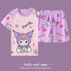 2025 Pijamas Nuevos de Niñas Verano Niños Niños Manga Corta Delgados Niña Pequeña Niños Grandes Traje de Ropa para el Hogar de Verano