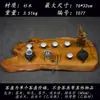 Bandeja de té de talla de raíz de madera maciza, Nanmu Dorado, Palo de rosa, Alcanfor dorado, Bandeja de té, Juego de té Kung Fu, Drenaje, Precio especial