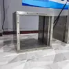 Caudalímetro Ultrasónico de Canal Abierto, Dispositivo Informacional de Medición de Flujo para Área de Riego, Caja de Medición de Flujo Multicanal por Diferencia de Tiempo de Acero Inoxidable