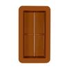 Nuevo producto transfronterizo: Bandeja Rectangular de Silicona de Grado Alimenticio Extra Grande de 4 Compartimentos Dubai