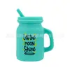Taza Hongzhou Perlas de Transferencia de Agua Silicona Accesorios DIY Mordedores para Bebé Perlas Sueltas Venta al por Mayor en Stock