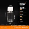 Garrafas Brancas Transparentes Atacado 10-100ml Garrafas Dosadoras de PET Garrafinhas Finas para Remédios Garrafas Plásticas para Líquidos Cosméticos