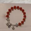 Pulsera Mariposa Dream Back Plateada para Mujer Diseño Nicho Ins Nuevo Chino Sensación de Alta Gama Pulsera para Novia Regalo de Vacaciones