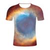 Camiseta casual para hombre con estampado de estrellas 3D, explosión de comercio exterior de Amazon, se puede personalizar, directo de fábrica