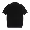 Ropa Vintage Yidao 2026 Verano Nuevo Estilo Old Money Top de Punto de Manga Corta con Cuello Semi Alto Texturizado de Canalé Color Sólido para Hombre