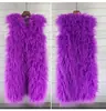 Chaleco de Piel Sintética tipo Borrego de Invierno 2026 Estilo Largo Chaleco Cálido Chaleco Chaqueta para Mujer Directo del Fabricante